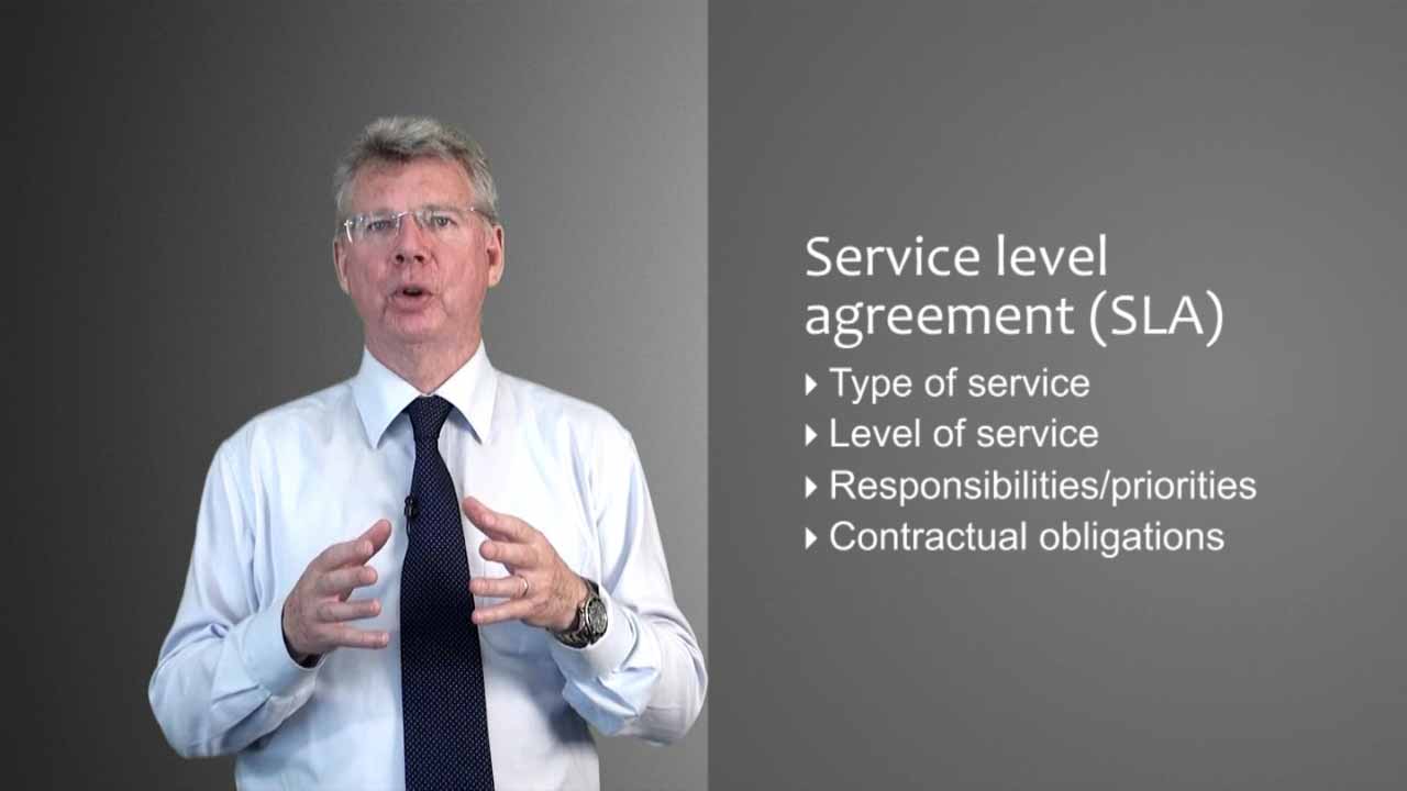 Developing service level agreements (SLAs) for suppliers