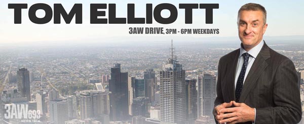 Bill Lang on 3AW Drive with Tom Elliott